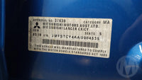 Jul 2007 to Dec 2017- Mitsubishi Lancer CJ CF Sedan- Left Taillight- Black Insert Type | T&H Wreckers