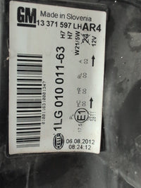 Left Headlight, 1LG 010 011-63, 2013, Opel, Astra | T&H Wreckers