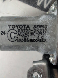 Left Front Window Regulator/Motor, 85720-0K010, 2019, Toyota, Corolla, Altis, E170 | T&H Wreckers