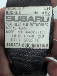 2003-2007 Subaru Impreza GG Hatchback 2.0 i AWD (GG9) Left Front Seat Belt | T&H Wreckers