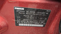 2020 2020 Mazda Mazda3 IV BP JM0BP2S7A01119668 Right Rear Door Glass