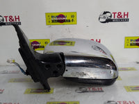 2000 - 2006 Mitsubishi Pajero NM NP Left Door Mirror | Power Adjust, Chrome