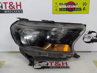 2015 - 2022 Ford Ranger PX Series 2 XL XLS XLT Right Headlight | with Amber Flasher Type