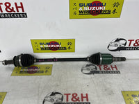 Dec 2012 to Jan 2014 - Subaru Forester SJ Automatic - Left Driveshaft - Front, Green Cv Joint - full-length view