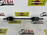Dec 2012 to Jan 2014 - Subaru Forester SJ Automatic - Right Driveshaft - Front, Green Cv Joint - full-length view