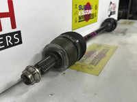 Dec 2012 to Jan 2014 - Subaru Forester SJ Automatic - Right Driveshaft - Front, Green Cv Joint - inner joint close-up