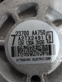 2012 - 2016 Toyota 86 ZN6 Petrol 2.0L Engine Code FA20 Alternator