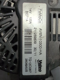 2010 - 2014 Ford Fiesta WT Petrol 1.6L Engine Code TSJ Alternator