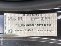 2010 - 2014 Volkswagen Polo 6R 3 Door | Right Front Door