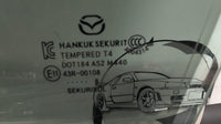 2018 Mazda Mazda3 III BM BN - Left Front Door Glass — tag 12151