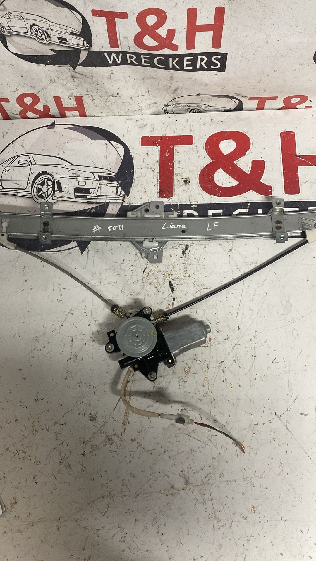 Left Front Window Regulator/Motor, 2004, Suzuki, Liana, ER