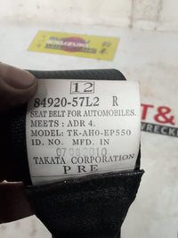2010 2010 Suzuki Kizashi FR Right Front Seat Belt