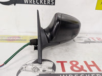 2003 - 2005 Subaru Forester Naturally Aspirated Left Door Mirror | Black, Clip on Backing Type