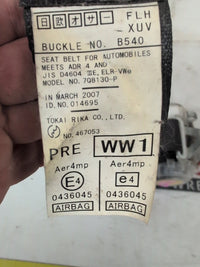 2006 - 2014 Subaru Tribeca B9 Left Front Seat Belt