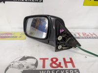 2003 - 2005 Subaru Forester Naturally Aspirated Left Door Mirror | Black, Clip on Backing Type