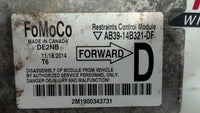 2011 - 2015 Ford Ranger PXI Single Cab Utility RWD SRS Control Module