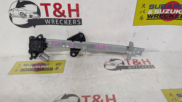 - Left Rear Window Regulator/Motor, 2016, Honda, HR-V, VTI-L, II RU