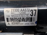 2011 - 2013 Subaru Forester SH AWD Starter Motor