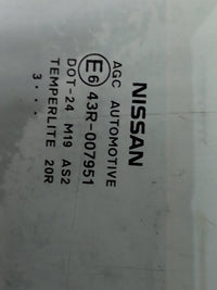 2014 Right Front Door Glass, 2014, Nissan, Juke, F15
