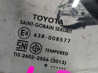 2019 Left Rear Quarter Door Glass, 2019, Toyota, Corolla, Altis, E170