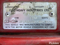Nov 2002 - Aug 2005 Subaru Impreza Alloy Wheel 17x7
