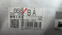 2002 - 2011 Mitsubishi Colt RG Instrument Cluster