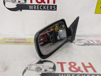 2003 - 2005 Subaru Forester Naturally Aspirated Left Door Mirror | Black, Clip on Backing Type