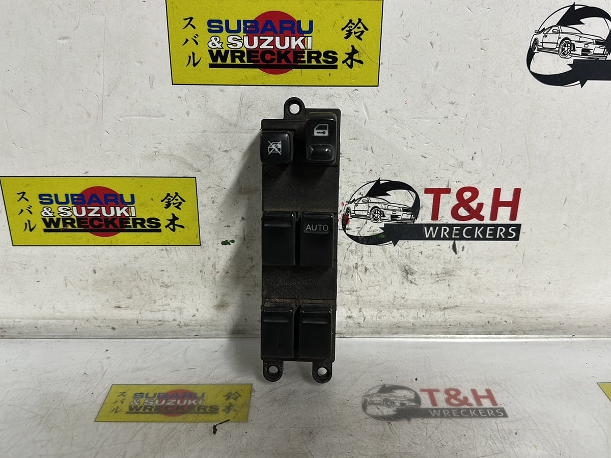 Subaru Impreza 2002-2006 Power Window Switch RH Front Master Green Backing