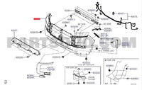 2024 - 2025 Mitsubishi Triton MV Front Bumper Cover