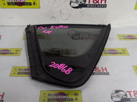 2008 - 2013 Honda Accord CU Left Rear Quarter Door Glass