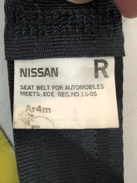 2014 Right Rear Seat belt, 2014, Nissan, Juke, F15