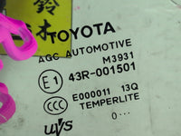 2007-2013 Toyota Corolla E150 - Right Rear Quarter Door Glass
