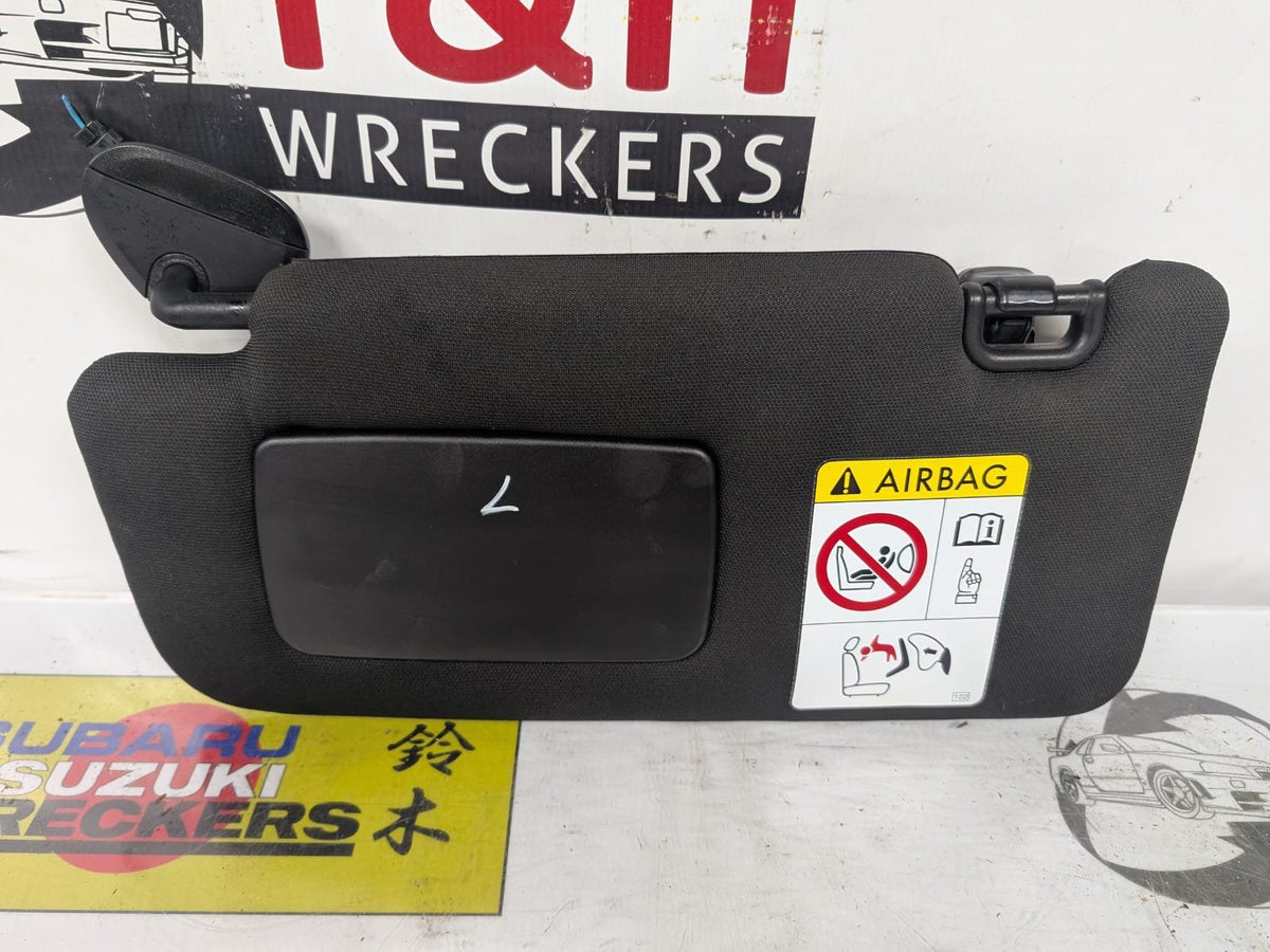 Left Sun Visor, 2016, Subaru, WRX, VA