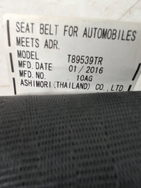 2014 - 2026 Mazda Mazda2 DJ Right Rear Seat belt | W Pre Tensioner Type