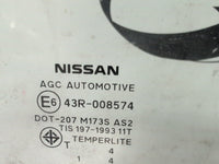 2015 2015 Nissan Pulsar C12 Right Rear Door Glass