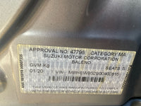 2020 2020 Suzuki Baleno EW A1M414 Right Guard Liner