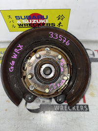 Oct 2000 to Jun 2008 - Subaru Impreza Turbocharged ABS - Right Rear Hub Assembly