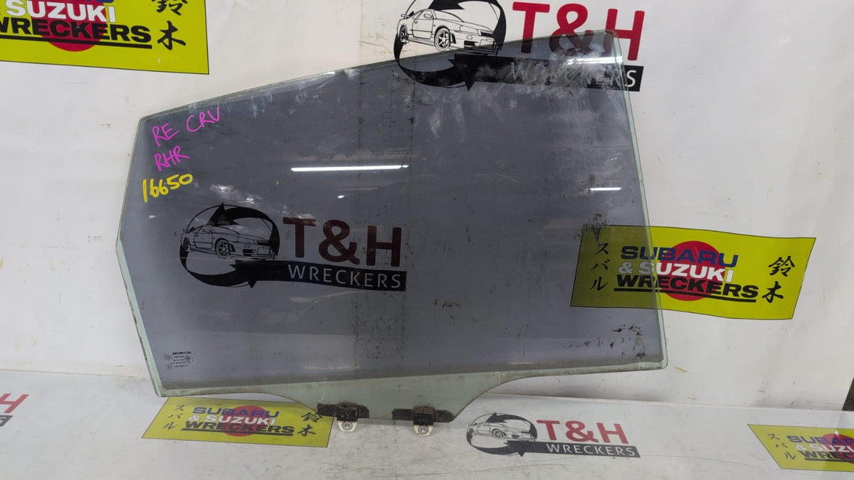 Right Rear Door Glass, 2007, Honda, CR-V, III RE