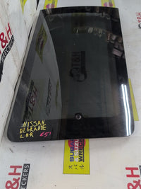 2005 2005 Nissan Elgrand E51 Left Rear Side Glass