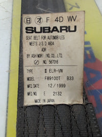 2000 2000 Subaru Impreza GC GC8HK8P Left Front Seat Belt