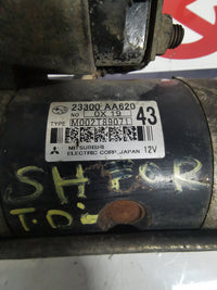 Subaru Forester SH 2.0L Diesel 2008-2012 - Starter Motor