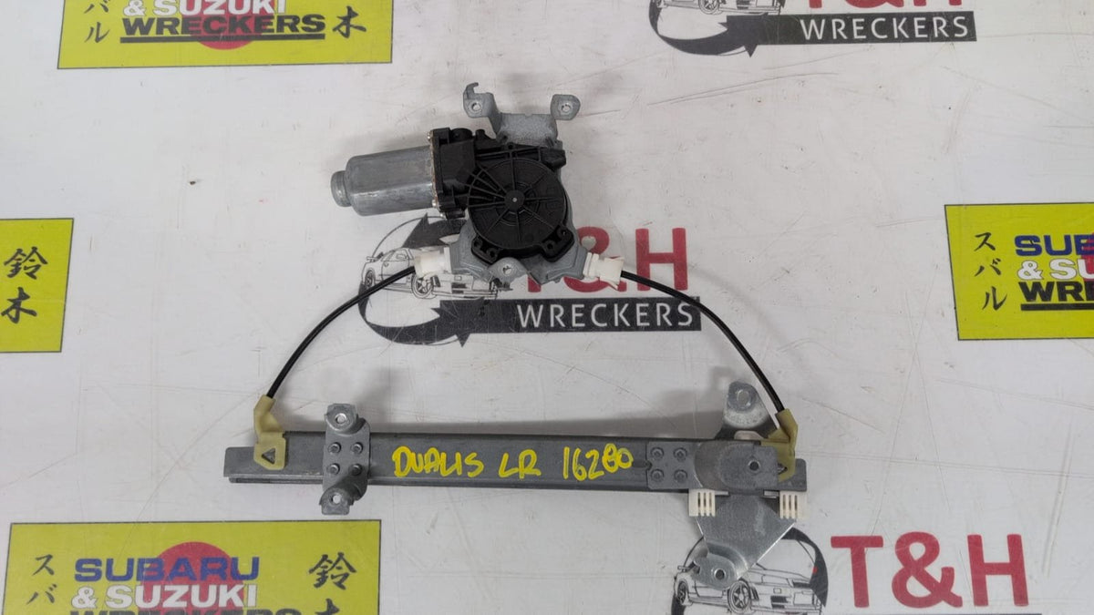 - Left Rear Window Regulator/Motor, 2012, Nissan, Dualis, Ti, I J10