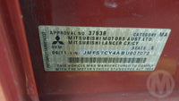 2011 2011 Mitsubishi Lancer VIII CJ Left Rear Lock Actuator