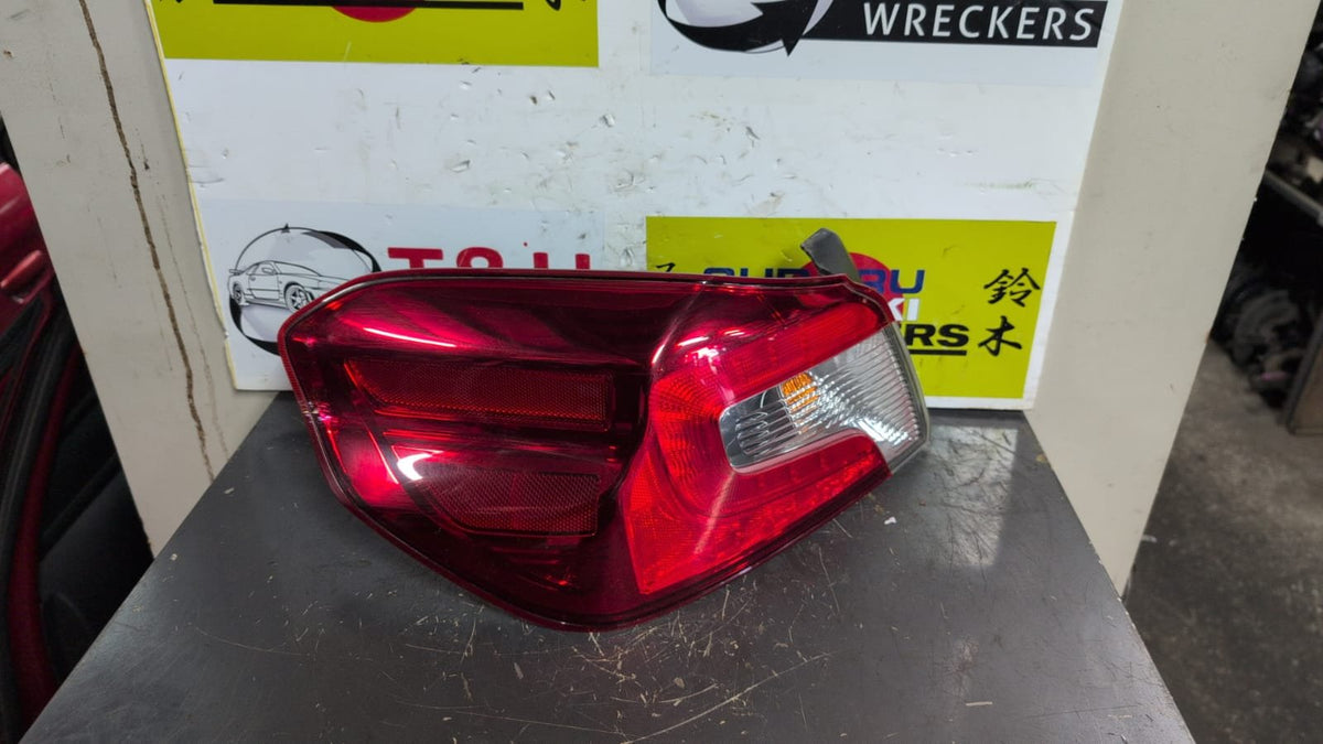 Mar 2014 to Oct 2021- Subaru WRX- Left Taillight- V1, in Body, W/ Red Lens Type