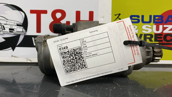 Starter Motor, 0AM 911 023 R, 2014, Audi, A3, Ambition, 8V