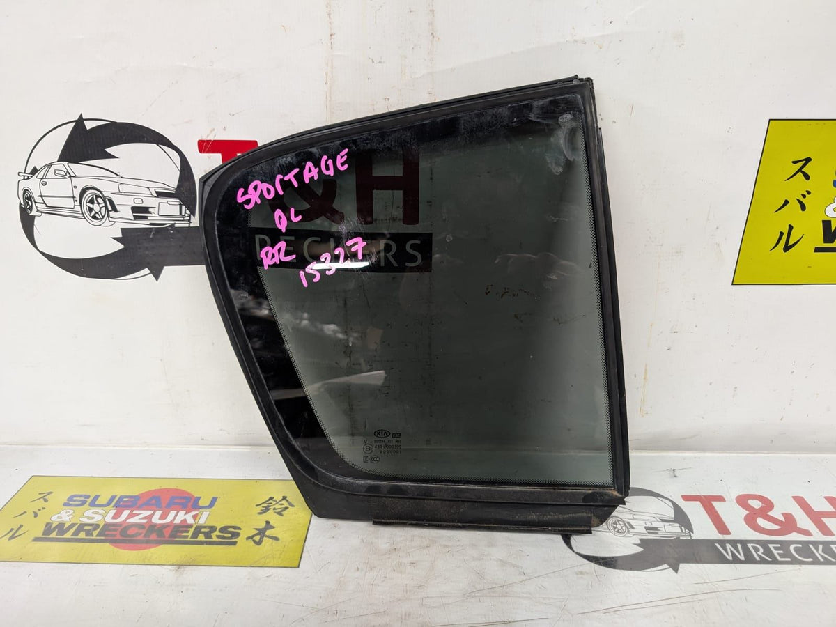 2020 Kia Sportage QL - Right Rear Quarter Door Glass