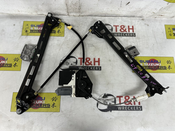 Volkswagen CC B7 Sedan FWD 2012-2017 Left Front Window Regulator/Motor