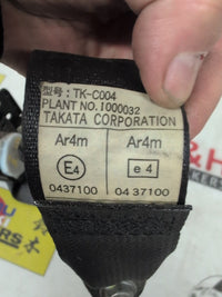 2007 - 2011 Subaru Impreza GH Left Rear Seat Belt