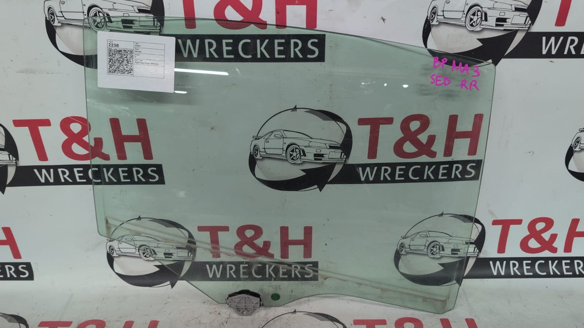 2020 Mazda Mazda3 IV BP JM0BP2S7A01119668 - Right Rear Door Glass