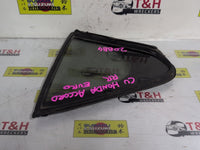 2008 - 2013 Honda Accord CU Right Rear Quarter Door Glass